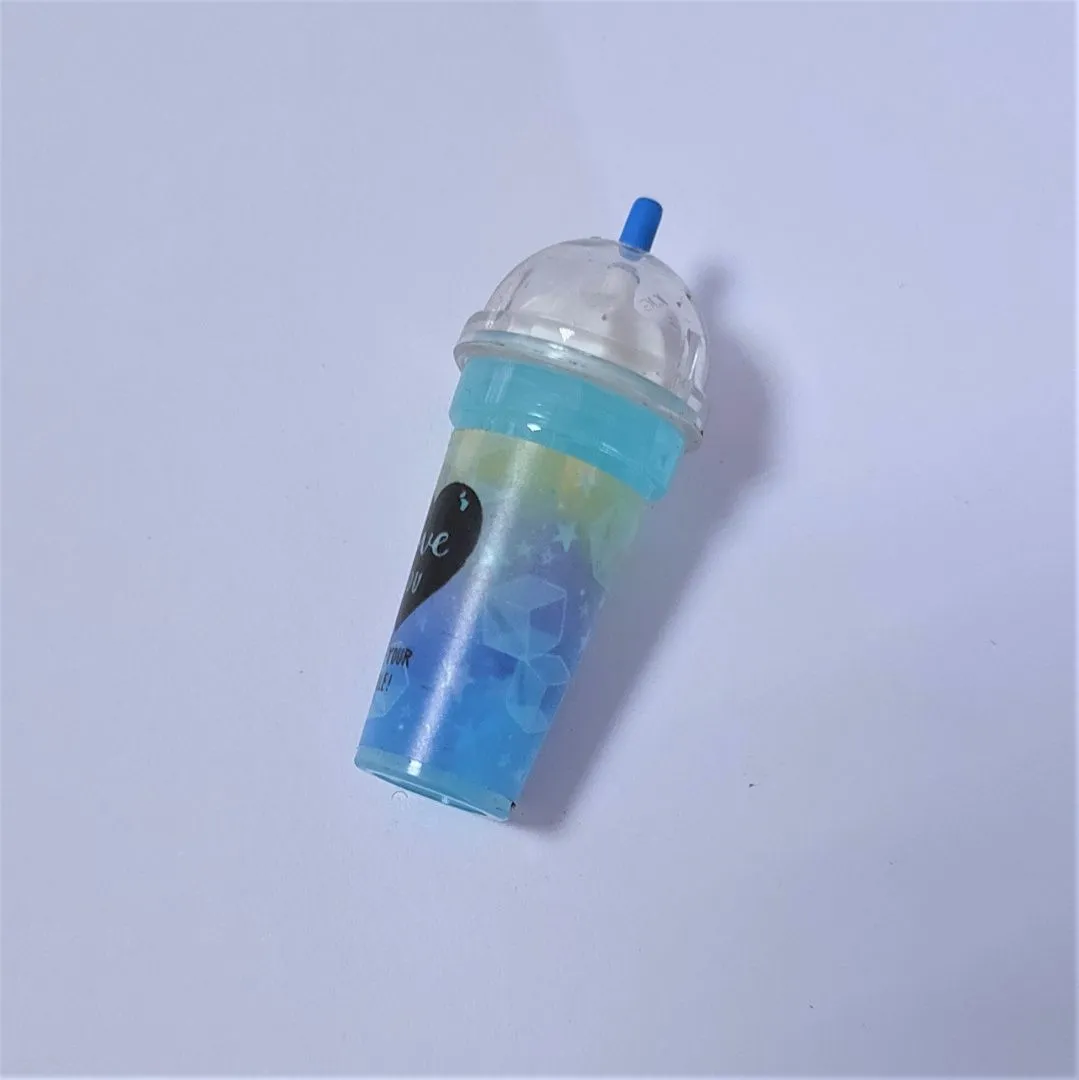 Миниатюра Коктейль 4,2*1,7см цв.голубой К-03 для кукол | 1