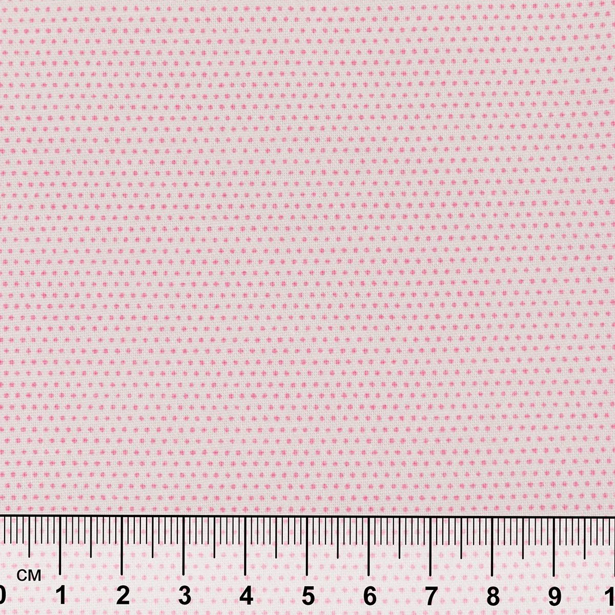 Ткань хлопковая БАБУШКИН СУНДУЧОК 50*55см цв.мл.горох бл.розовый БС-30 для кукол | 1
