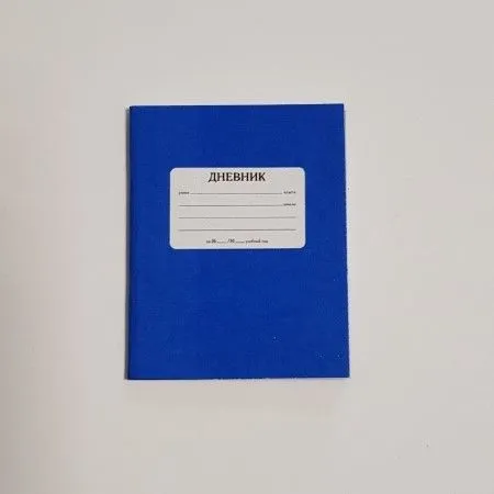 Дневник 3*4см цв.синий для кукол