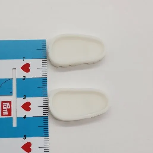 Подошва для обуви Блайз 3см 1пара цв.белый для кукол | 1