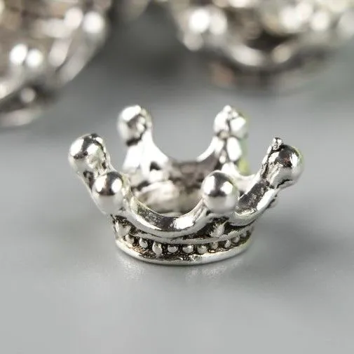 Корона 1,3см цв.темное серебро 20875 для кукол | 1