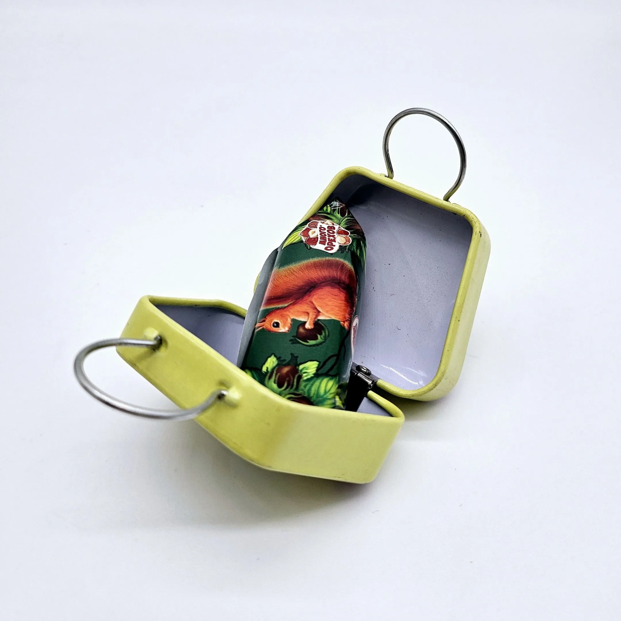 Металлическая сумочка для кукол С-78 котик в очках для кукол | 2