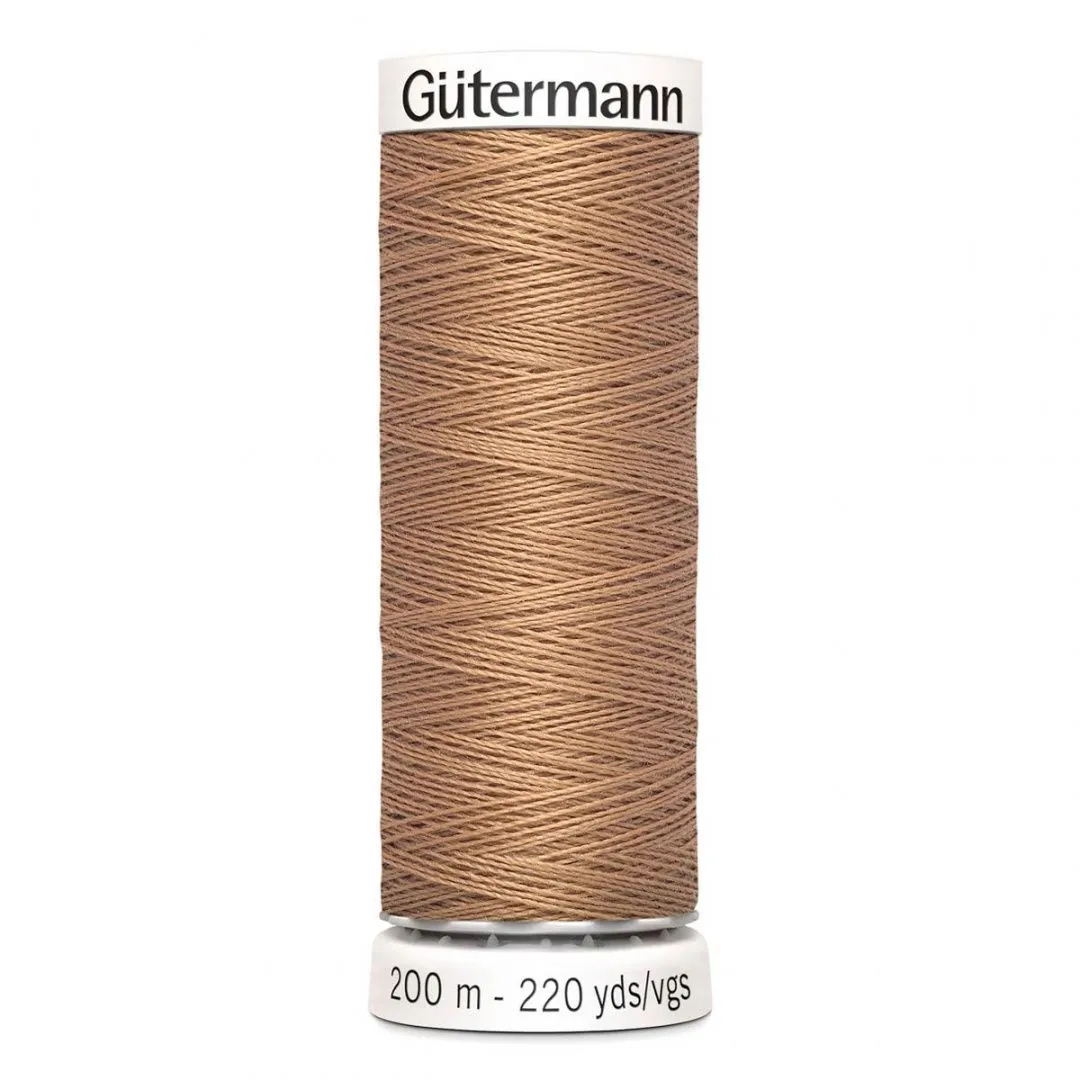 Нить Guetermann Sew-all 100%п/э цв.св.бежево-розовый (179) 200м 748277 для кукол | 1
