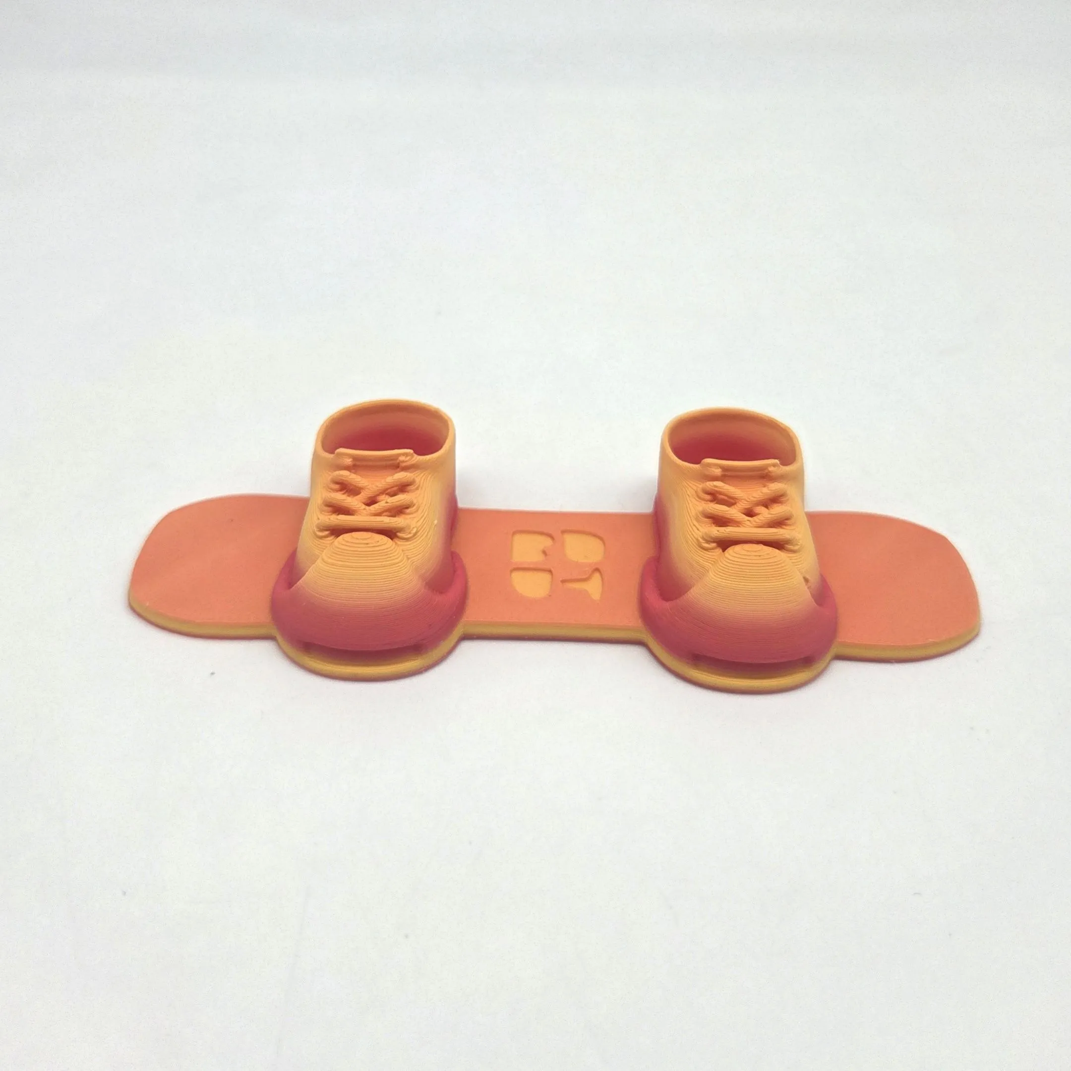 Сноуборд для кукол (Лабубу 17см) цв.мандариново-розовый (08) 11,5*4см 281 для кукол | 3