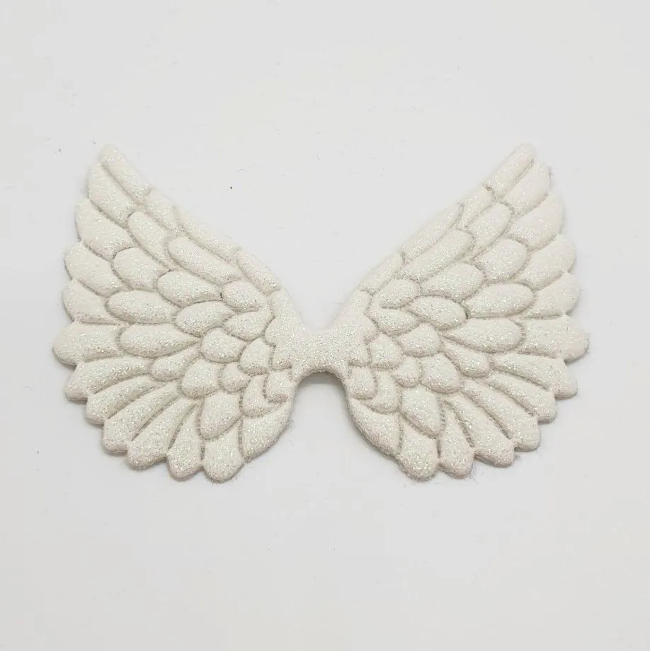 Крылья цв.белый с напылением 8,5см К-15 для кукол | 1