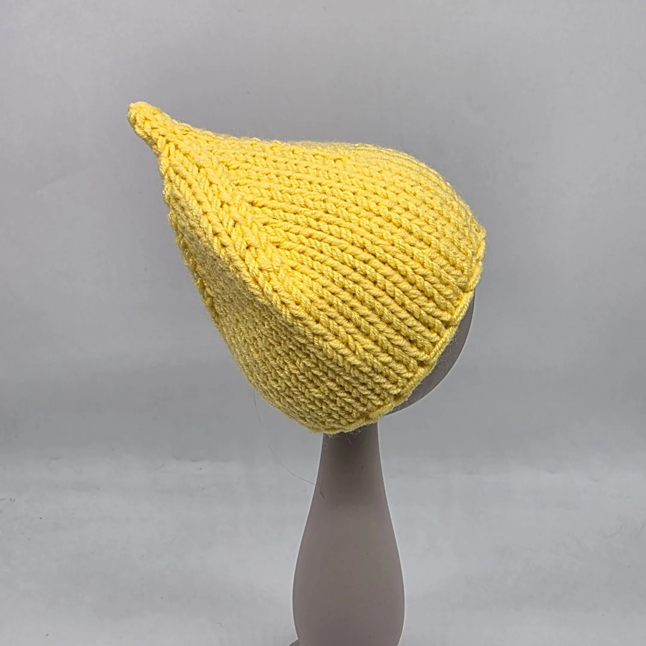 Шапочка-редиска ША-55 цв.лимон (01), обхват 27см для кукол | 2
