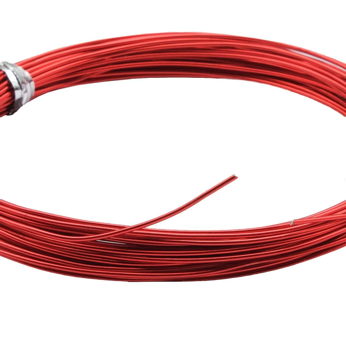 Проволока для рукоделия "Astra&Craft" алюминий d=1мм 10м цв.23красный 7701209 для кукол | 3