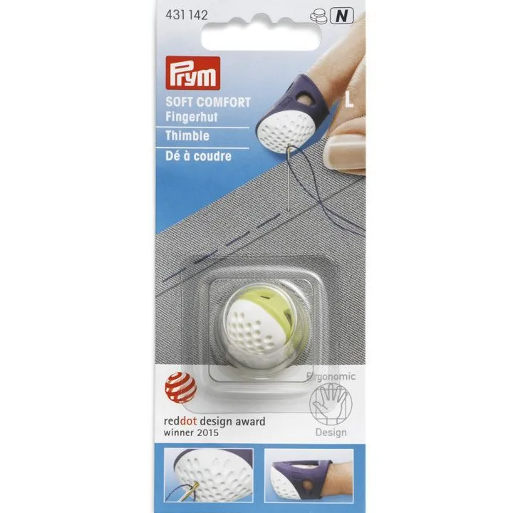 Наперсток Ergonomics PRYM р-р L цв.св.зеленый 431142 для кукол