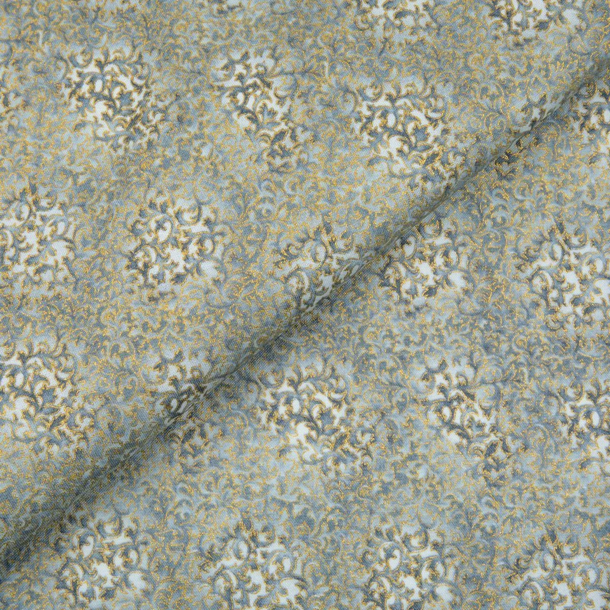 Ткань хлопковая PEPPY FUSIONS 11 METALLIC 50*55см EYJM-6644-186 SILVER для кукол | 3