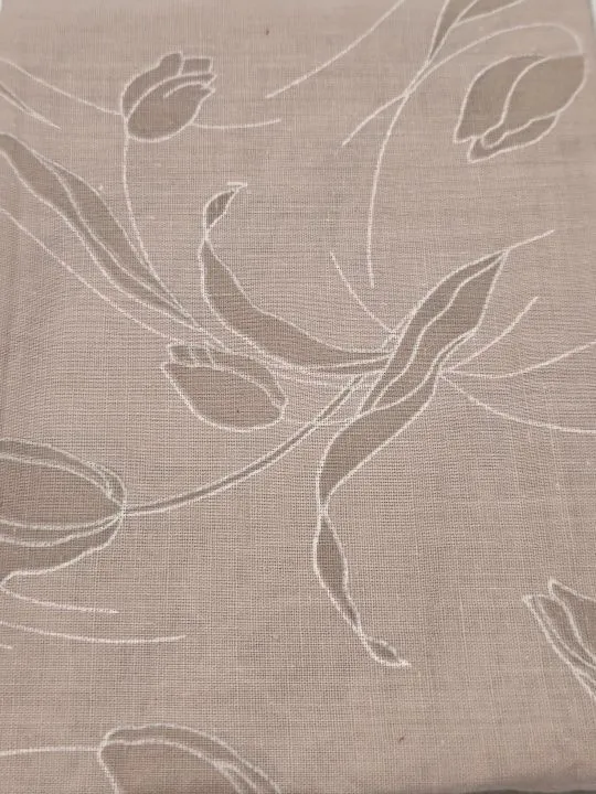 Ткань хлопковая Тюльпаны цв.св.бежевый 78*48см 27644 для кукол