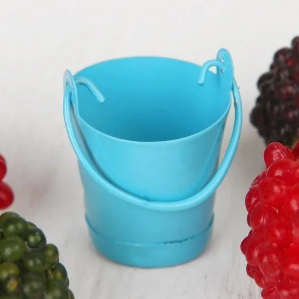 Ведерко 2,5*2,5*2,5см цв.голубой 3286040 для кукол