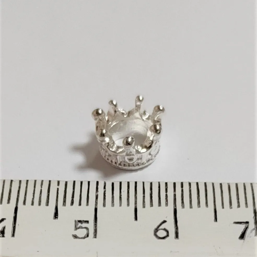 Корона 0,8см цв.серебро К-200 для кукол | 1