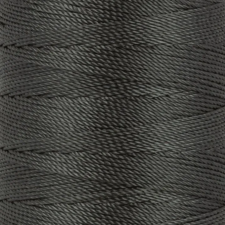 Швейные нитки (полиэстер) 1000D/3 "Micron" 183м №350 т.серый для кукол