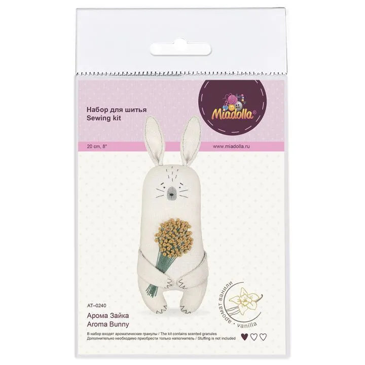 Набор для шитья "Miadolla" AT-0240 Арома Зайка для кукол
