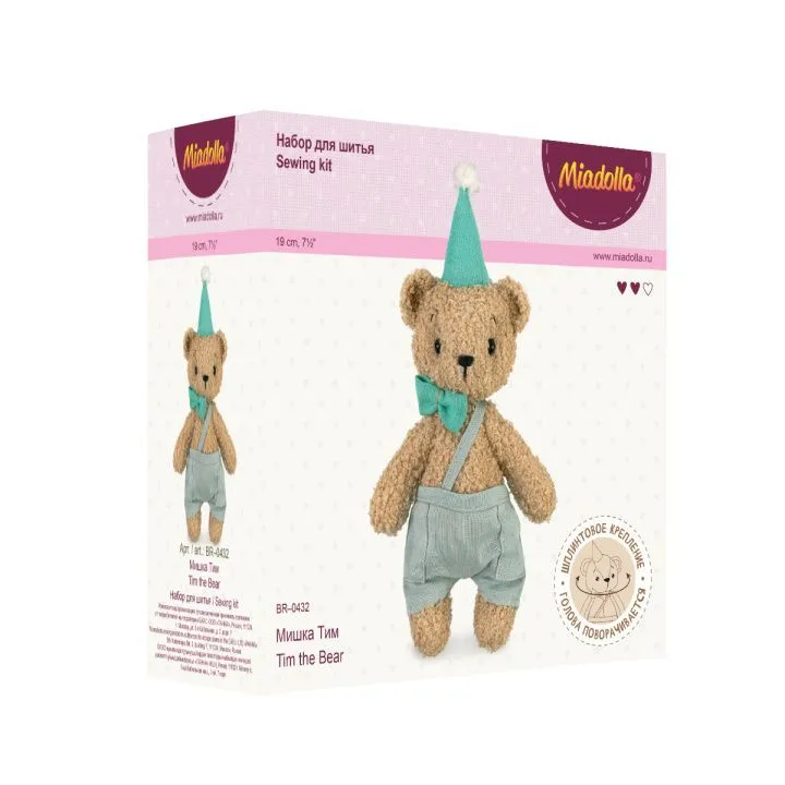 Набор для шитья "Miadolla" BR-0432 Мишка Тим для кукол