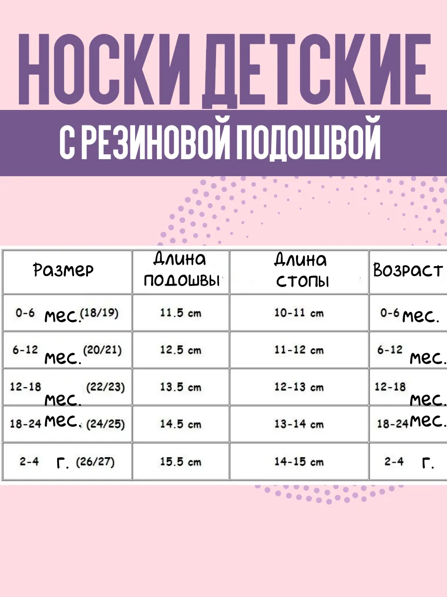 Носки детские противоскользящие, размер 22-23, цв.серый для кукол | 5
