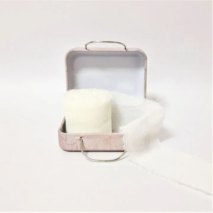 Тесьма шелковая матовая для Тедди 4см 1метр цв.ваниль ТД-1 для кукол