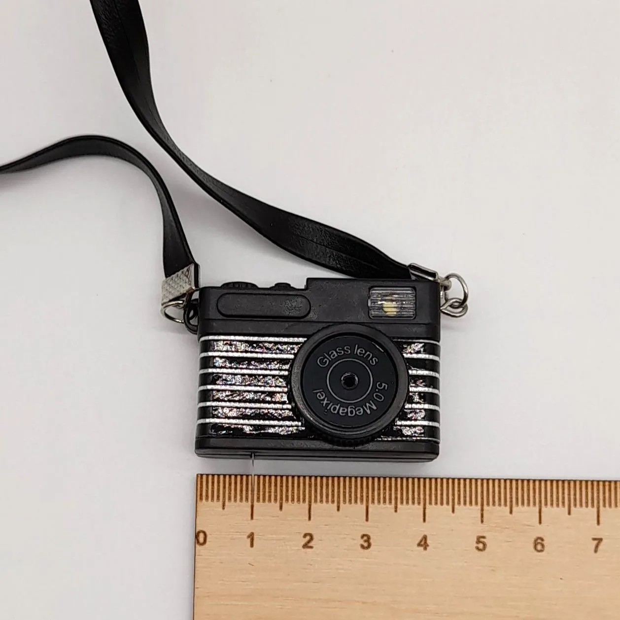 Фотоаппарат на ремешке 4*3*1,3см 1шт. цв.чёрный Ф-07 для кукол | 3