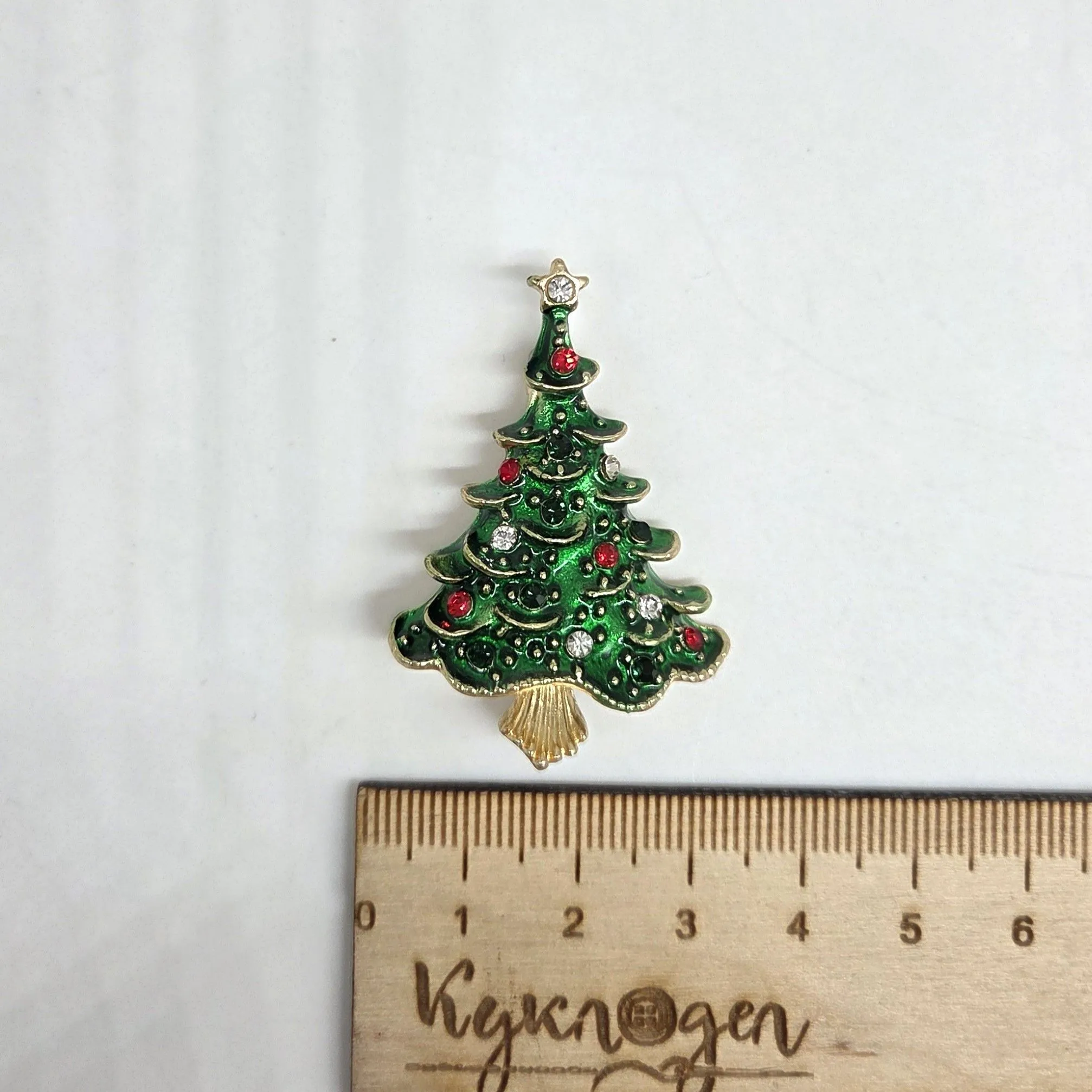 Брошь Ёлка 4,5*3см 27845 для кукол | 1