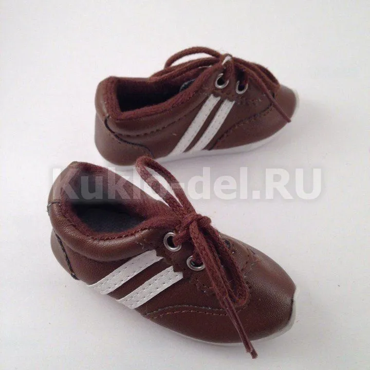 Кроссовки К-298 цв.коричневый 8cм для кукол | 1