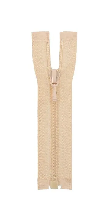 Молния-мини пластик 8см РАЗъёмная цв.кремовый (№146) ZipD 3S для кукол