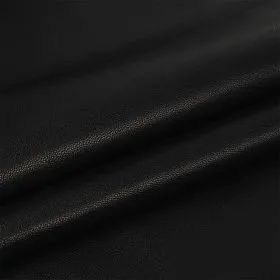 Кожа искусственная на замше 50*45см цв.01 черный TBY.Lth.3145.1 для кукол | 1