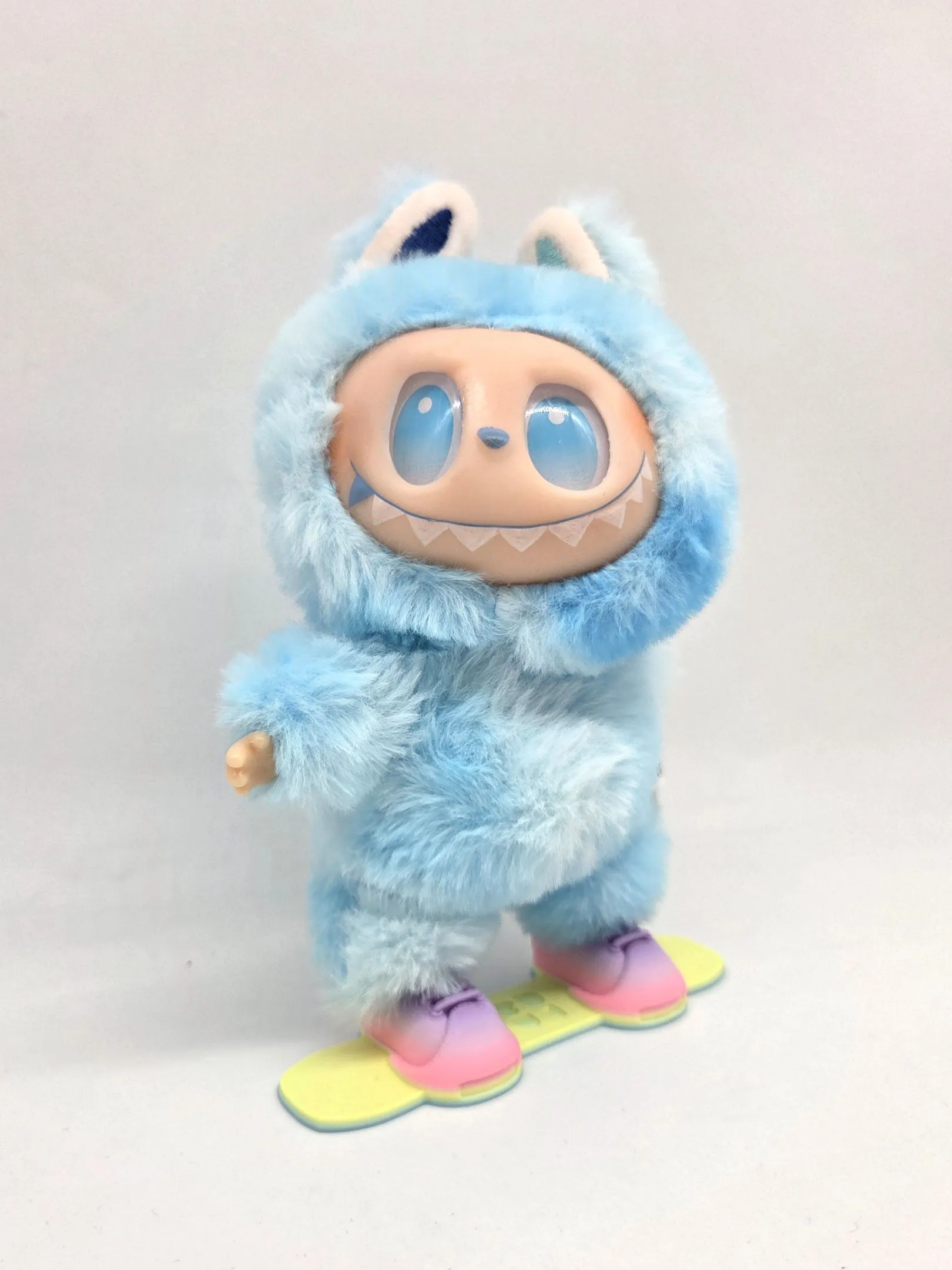 Сноуборд для кукол (Лабубу 17см) цв.жёлто-сиреневый (05) 11,5*4см 281 для кукол | 4