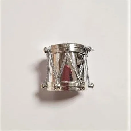 Барабан 3см цв.серебро Бн-002 для кукол