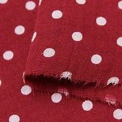 Муслин Горошек мелк. цв.розовый 45*50см 1426 для кукол | 1