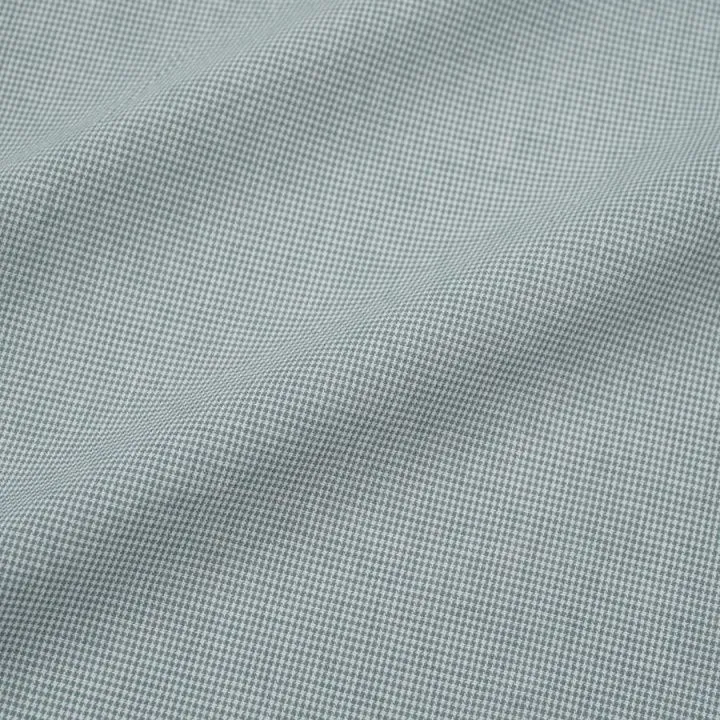Варёный (стираный) хлопок Микроклетка цв.серо-бирюзовый винтаж 50*50см 28128 для кукол