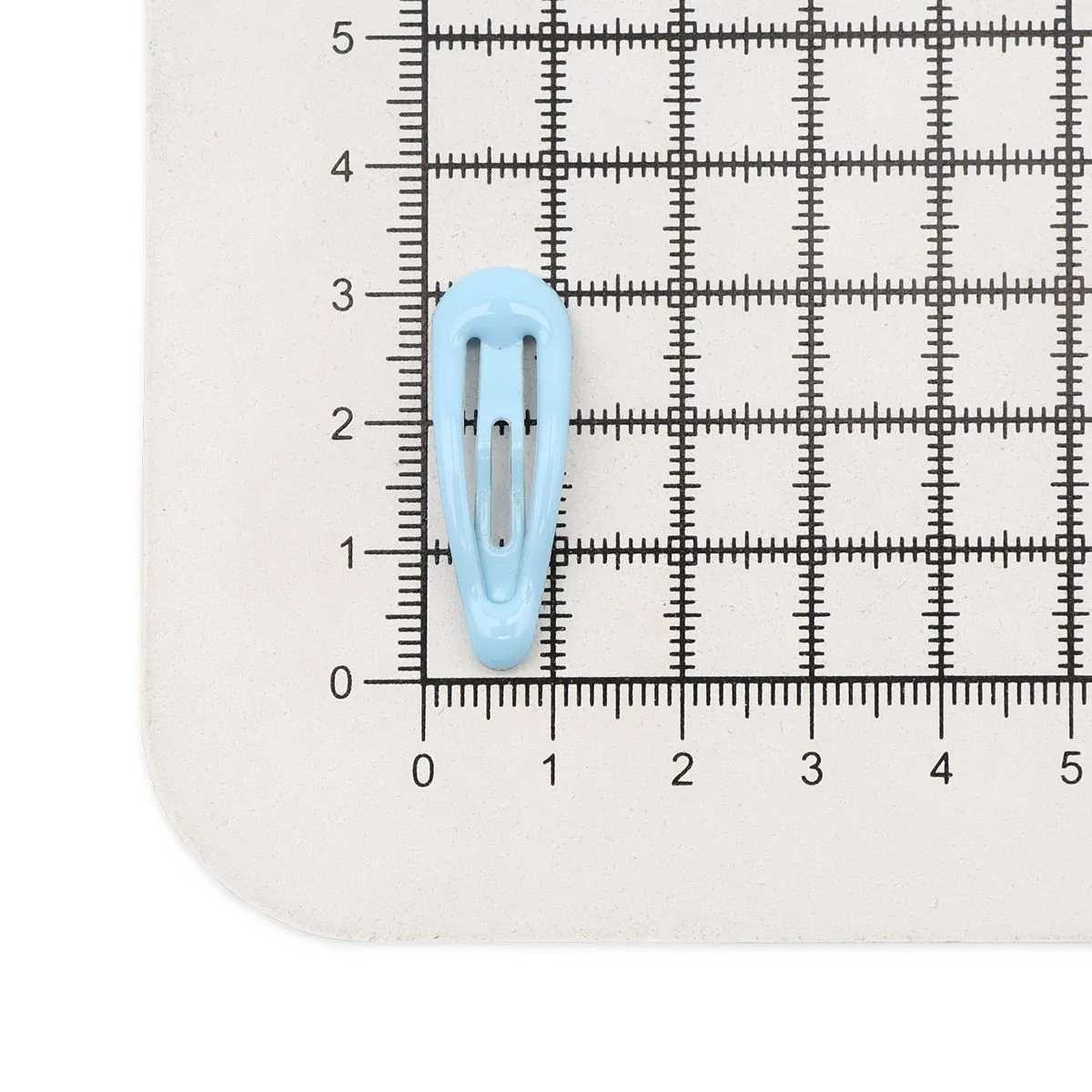 Заколка металл 30мм 1шт. цв.голубой 7734793 для кукол | 1