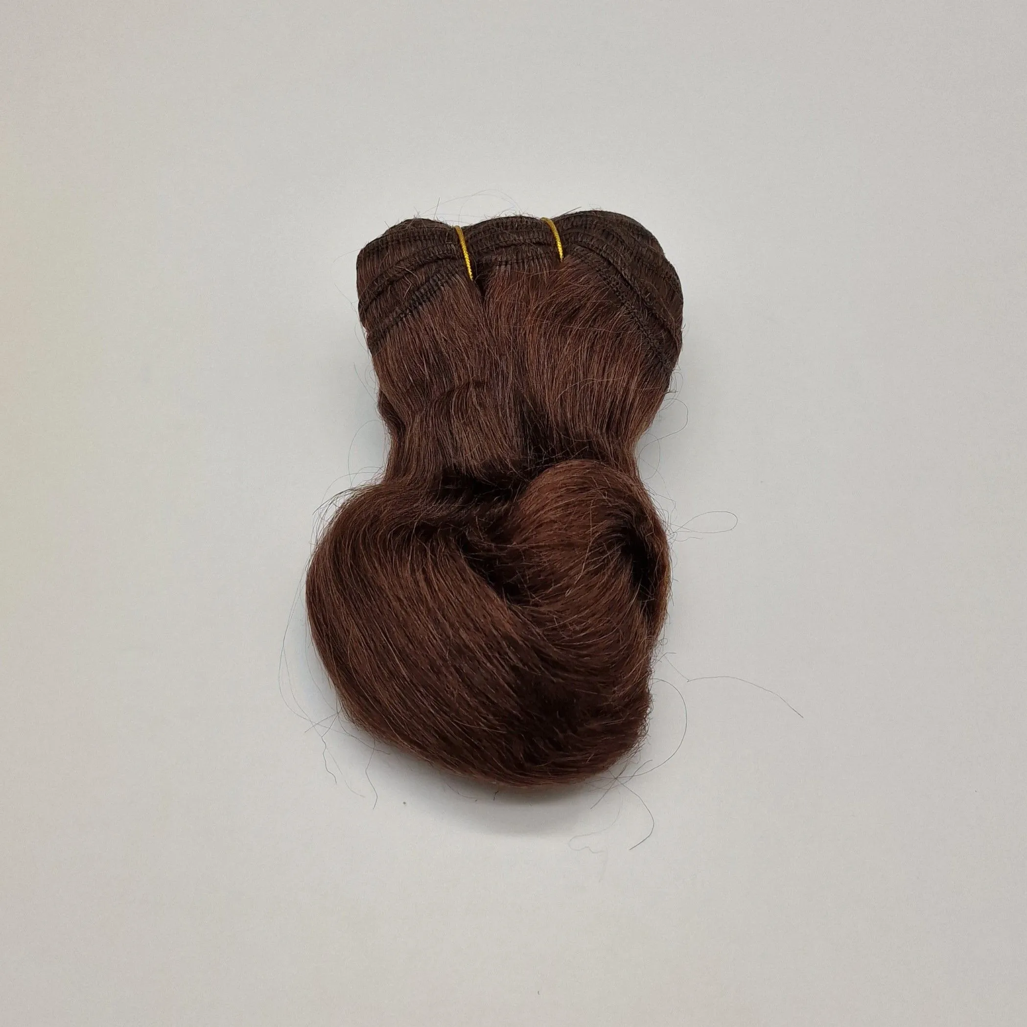 Трессы козочка прямые Волна цв.т.каштан (04) упаковка 4,8-5м для кукол | 1