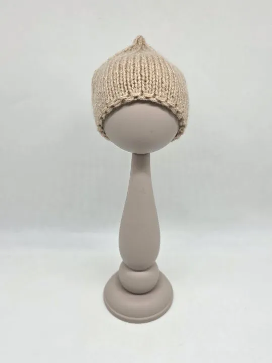 Шапочка-редиска ША-55 цв.бежевый (04), обхват 27см для кукол