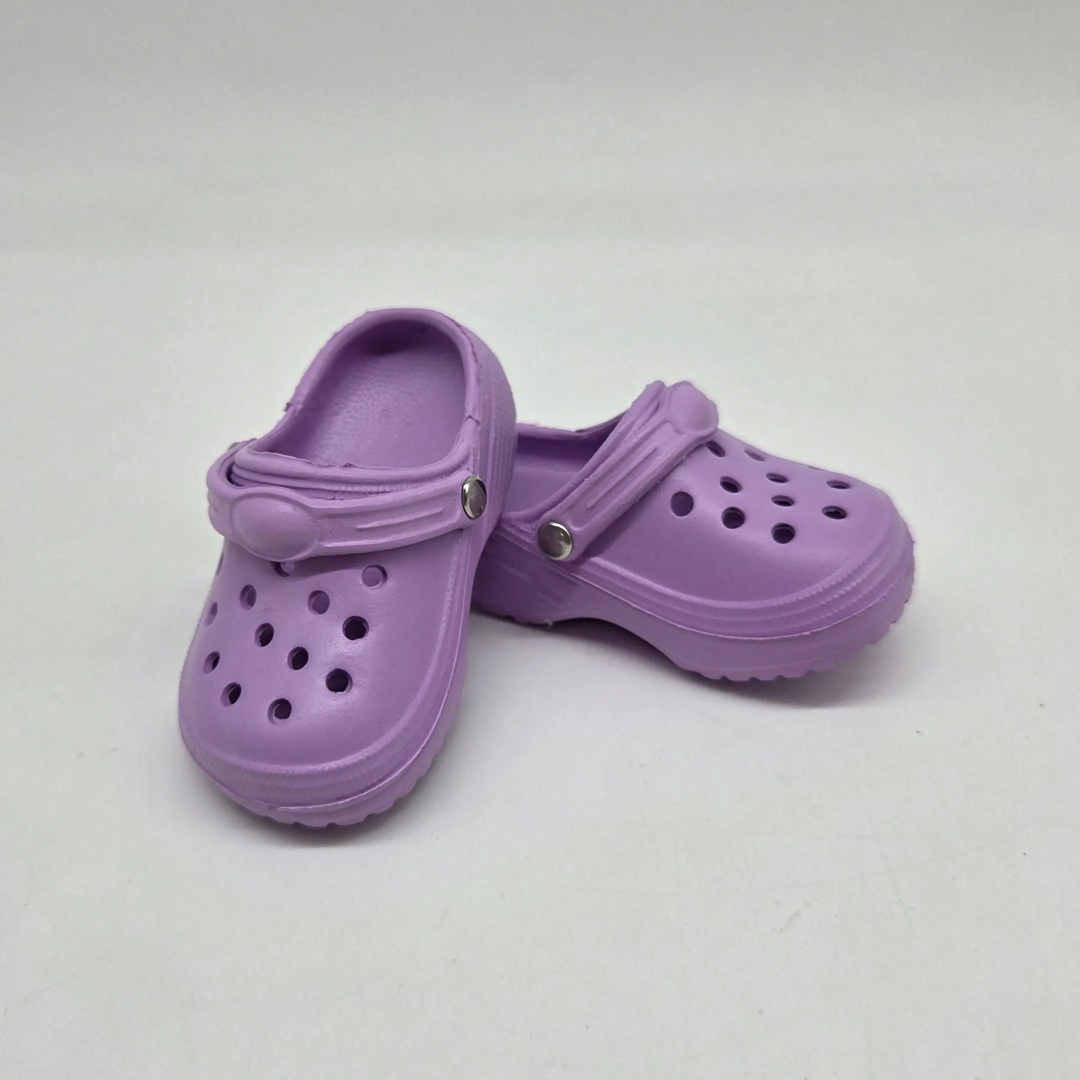 Кроксы 8,3см цв.сиреневый (12) К-187 для кукол | 3