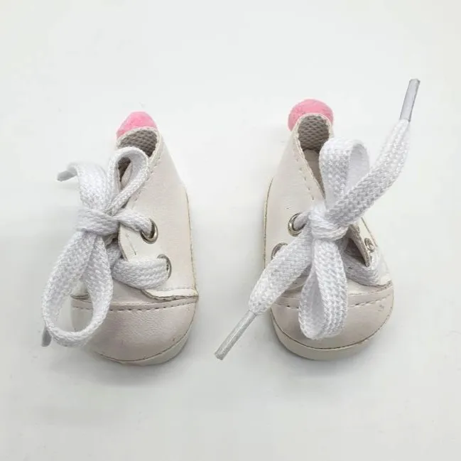 Кеды с ушками К-55 цв.белый 5см для кукол | 1