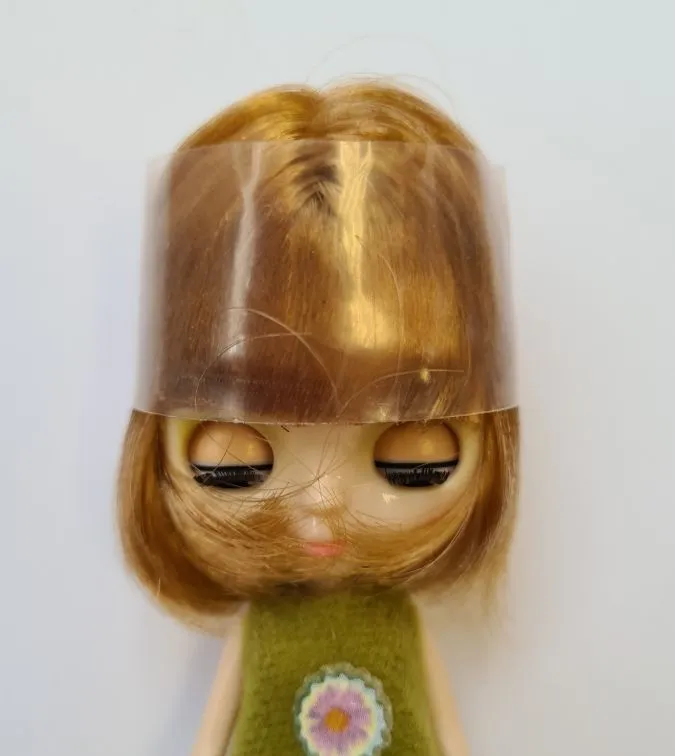 Мини Блайз волосы розоватые для кукол | 1