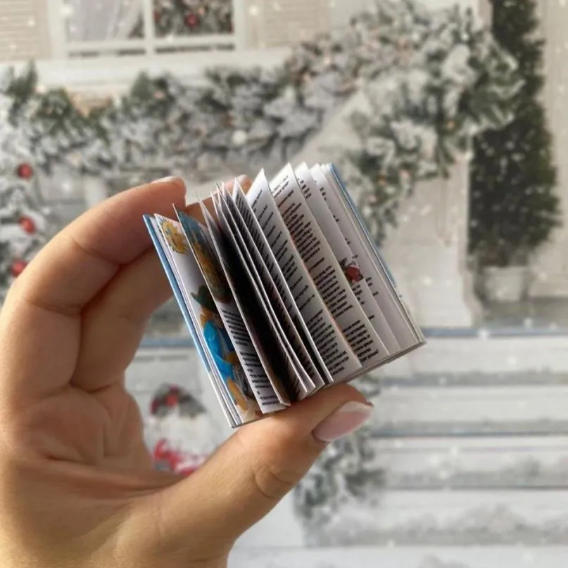 Миниатюрная книжка "Щелкунчик "-M 3,5*5см для кукол | 2