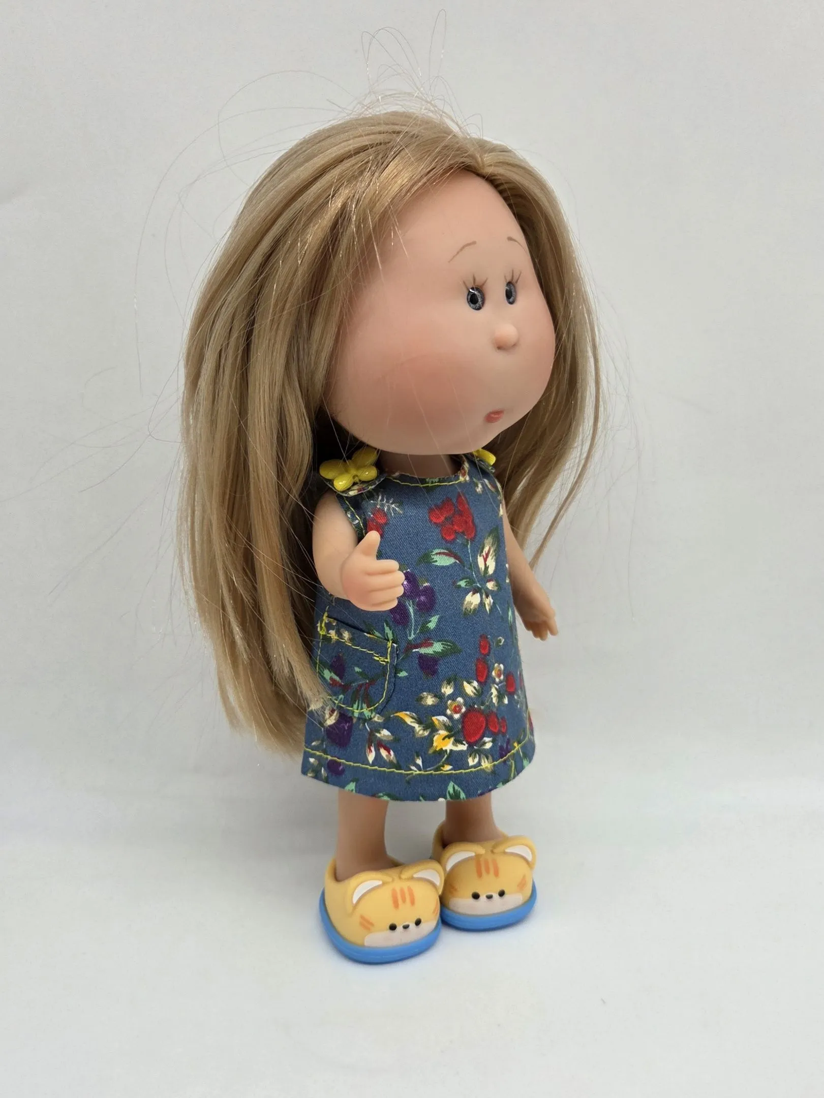 Туфли резиновые Кошка 4,3см цв.жёлтый/синий (07) К-171 для кукол Туфли резиновые Кошка 4,3см цв.жёлтый/синий (07) К-171 для кукол | 3