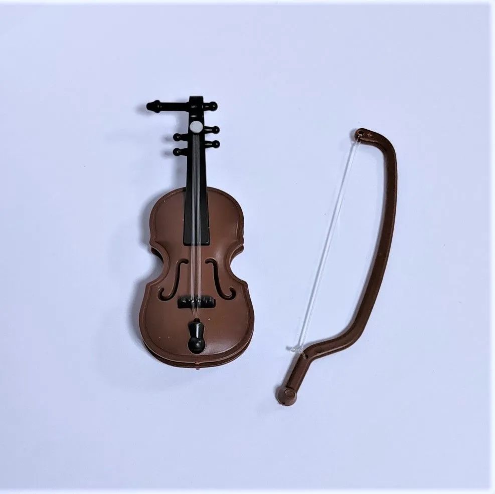 Скрипка и смычок 8,2см СК-03 для кукол | 1