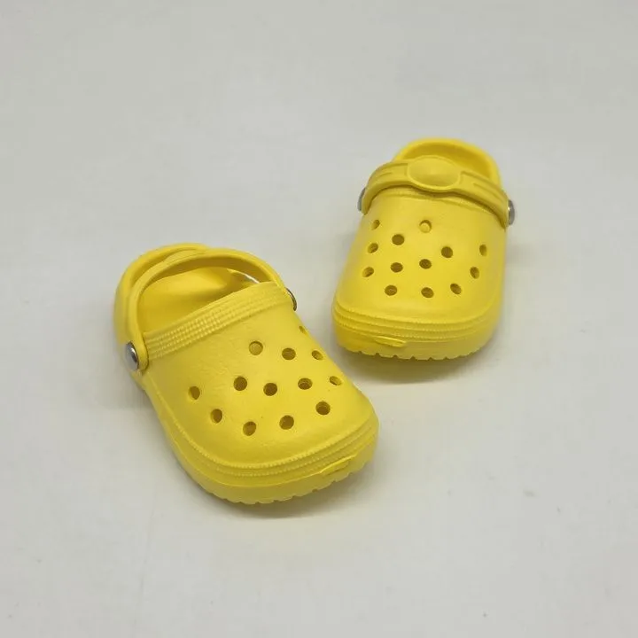 Кроксы 8,3см цв.жёлтый (10) К-187 для кукол