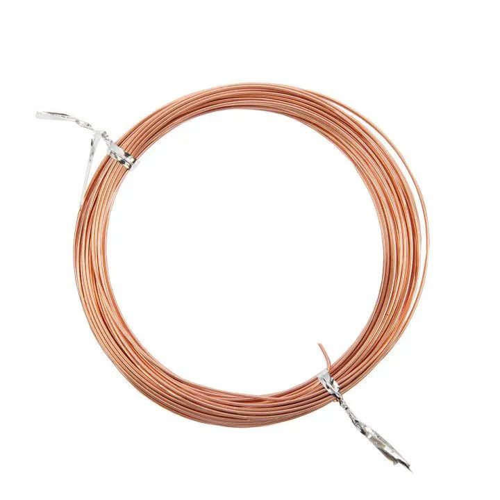 Проволока для плетения "Промысел" алюминий d=1мм 10м цв.№04 под медь MM-002 для кукол