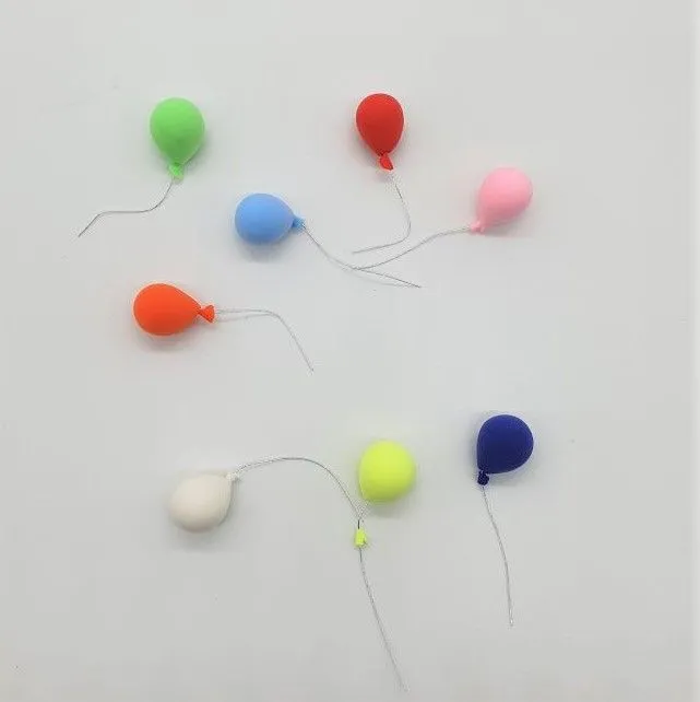 Воздушный шар миниатюра 2см цв.голубой для кукол | 1