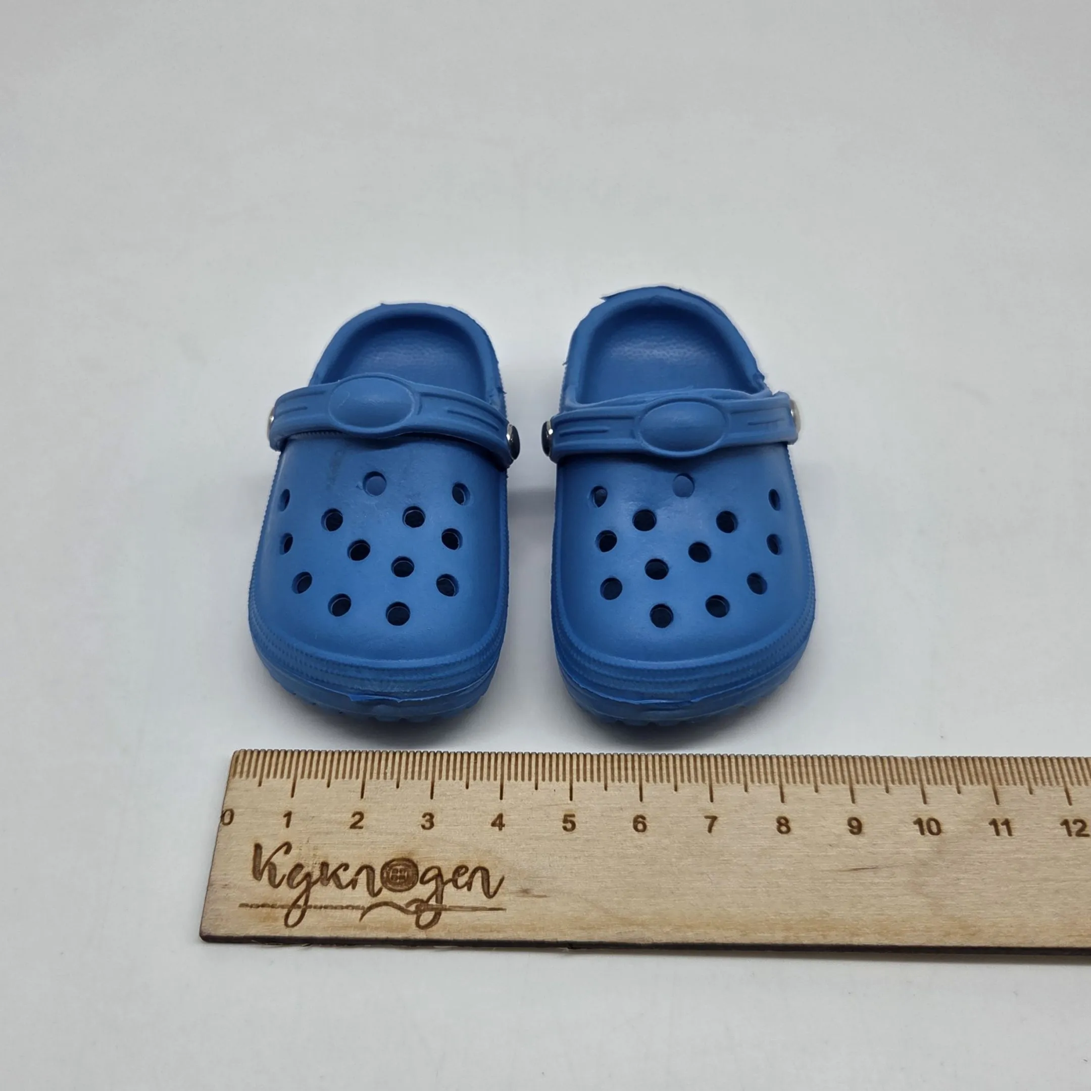 Кроксы 8,3см цв.синий (03) К-187 для кукол | 2