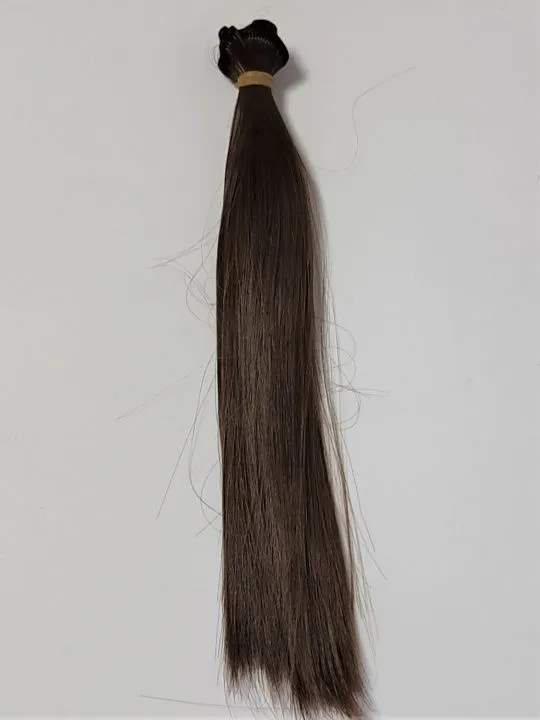 Трессы Т-101 прямые цв.светло-шатен (08) 20cм для кукол