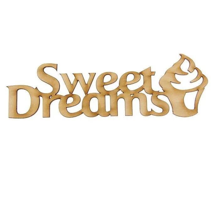 Деревянная заготовка Sweet Dreams 20*11,5*0,3см 1426217 для кукол | 1