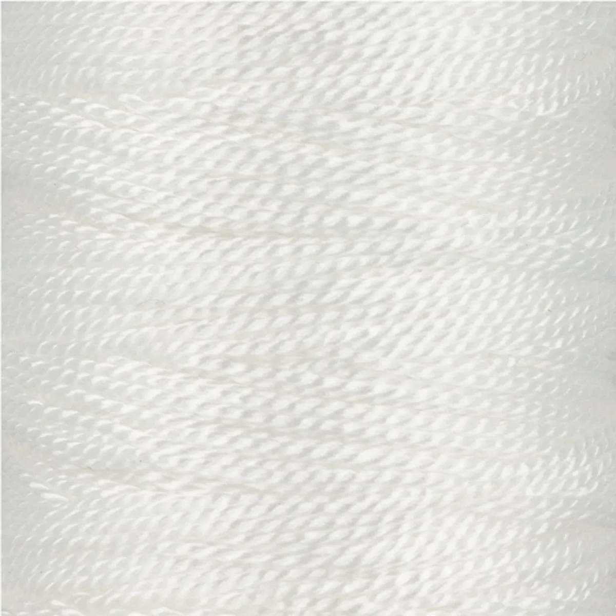 Швейные нитки (полиэстер) 1000D/3 "Micron" 183м цв.белый для кукол | 1