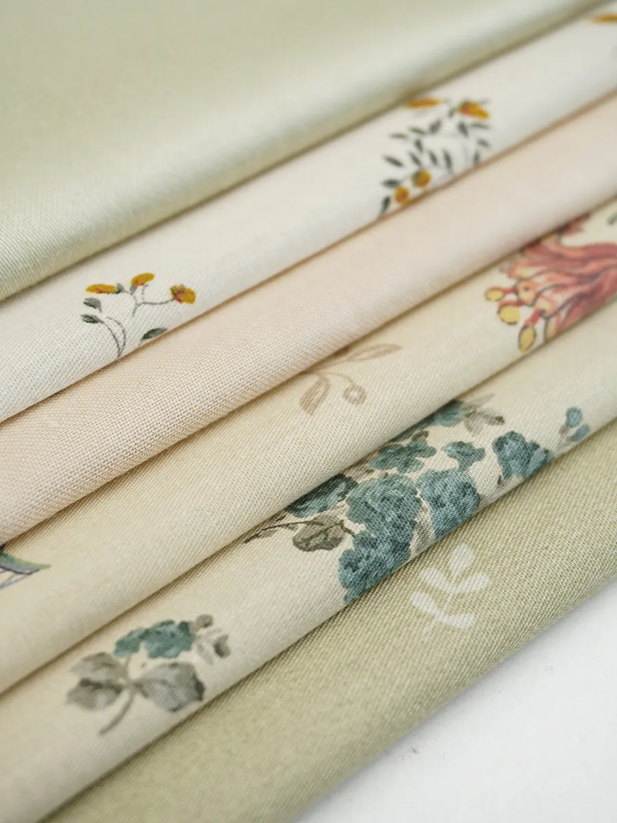 Набор ткани Сатин №4 "Вэнди" 45*30см 6шт. 27791 для кукол | 1