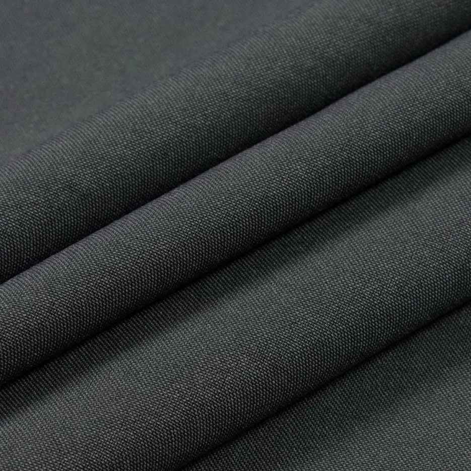 Ткань костюмная Габардин 50*50см цв.антрацит 6947 для кукол | 1