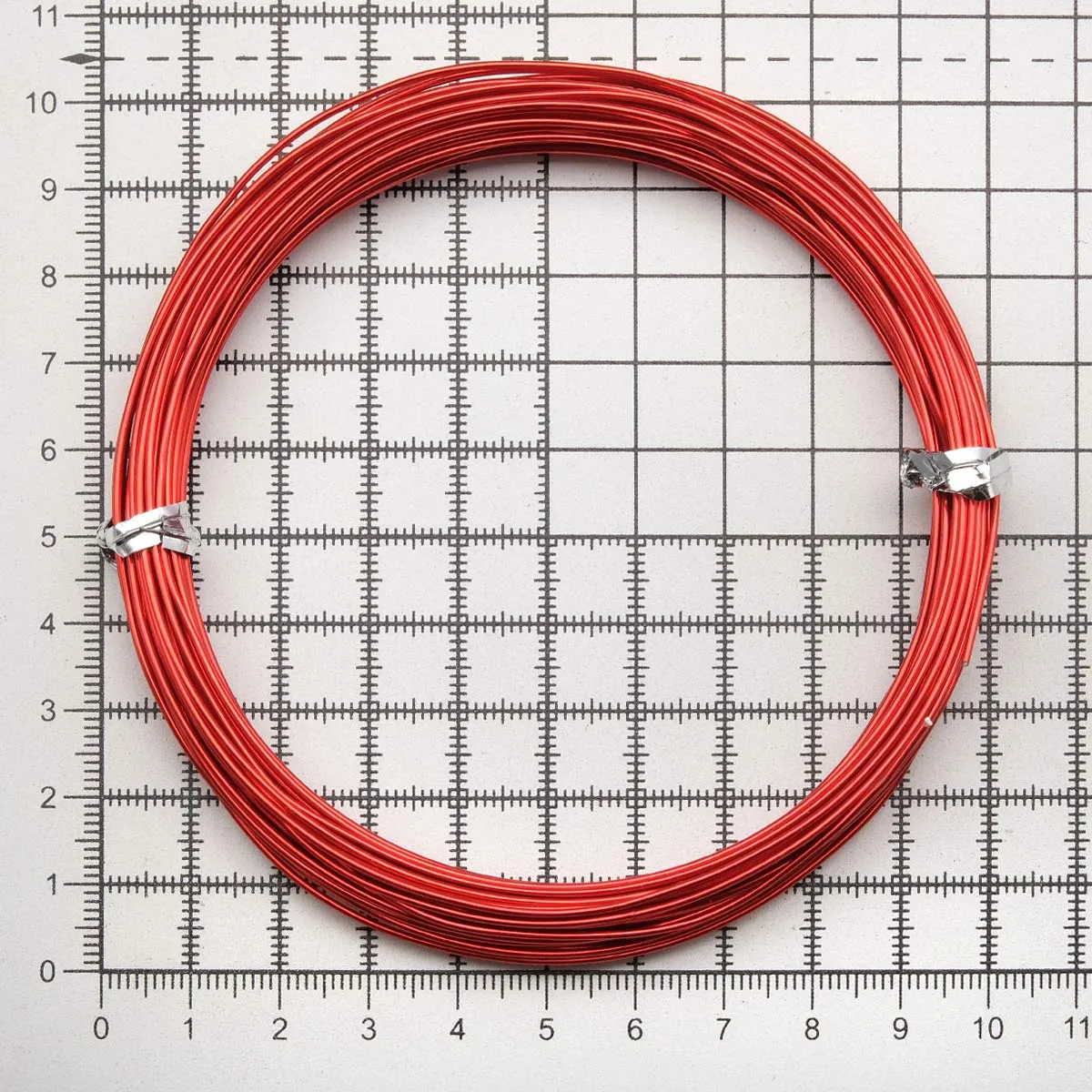 Проволока для рукоделия "Astra&Craft" алюминий d=1мм 10м цв.23красный 7701209 для кукол | 2