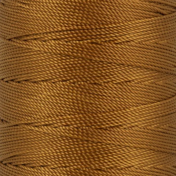 Швейные нитки (полиэстер) 1000D/3 "Micron" 183м цв.440 рыжий для кукол